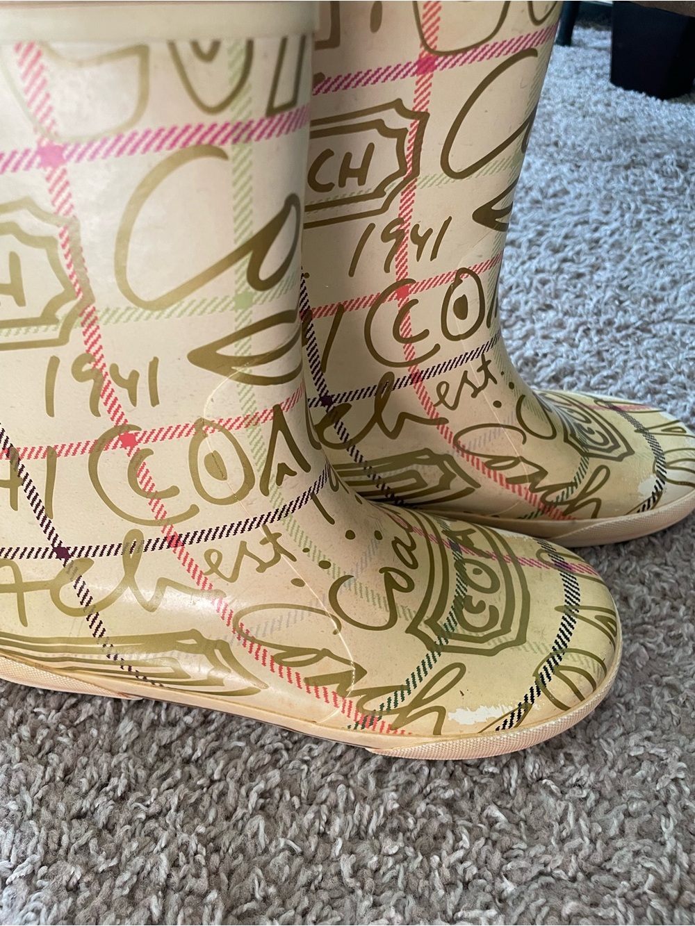 Coach rain boots - Picture 3 of 9